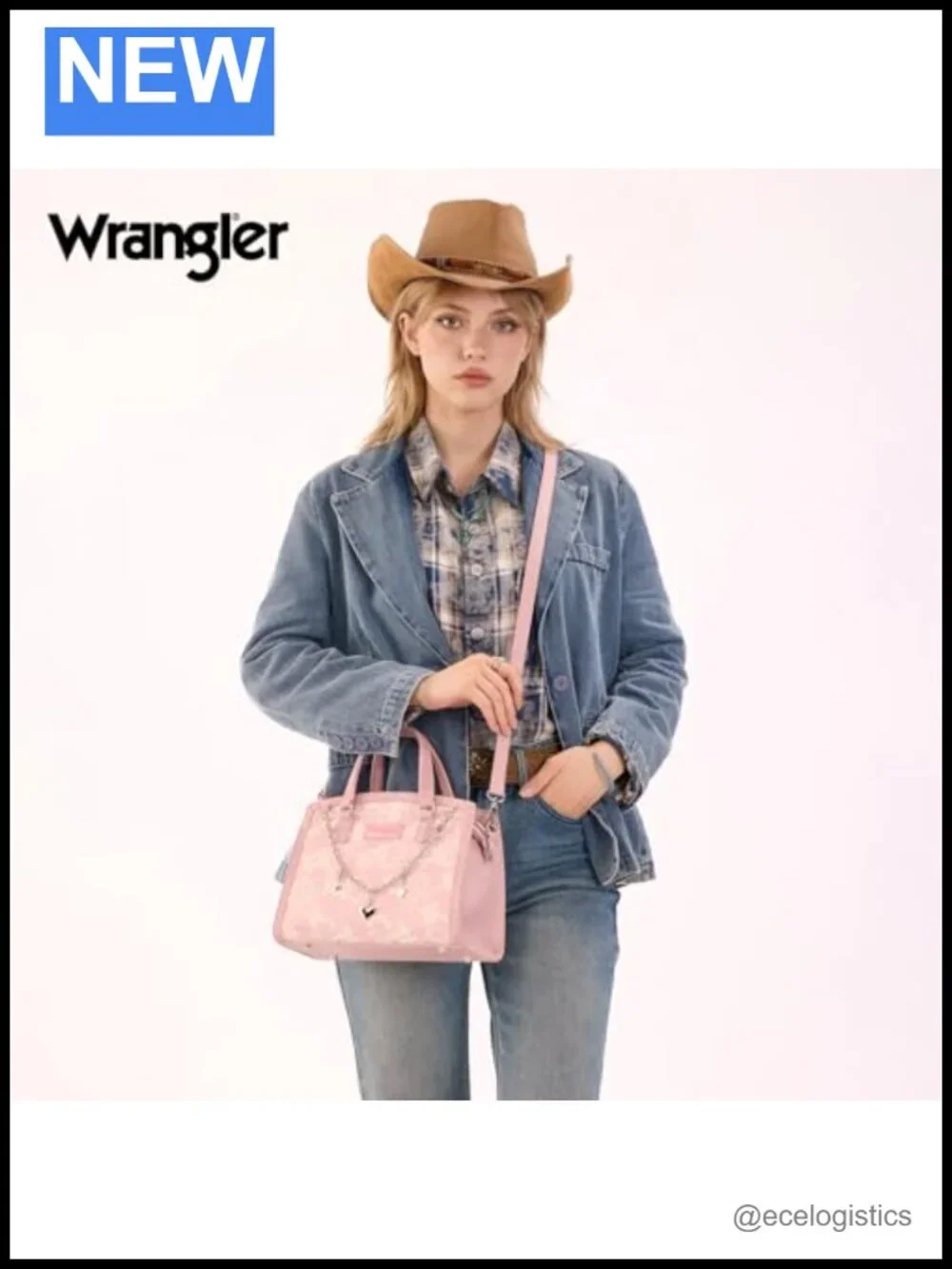 Wrangler Lace Tote Bag for Women, Medium Crossbody Top Handle Handbags Ladies